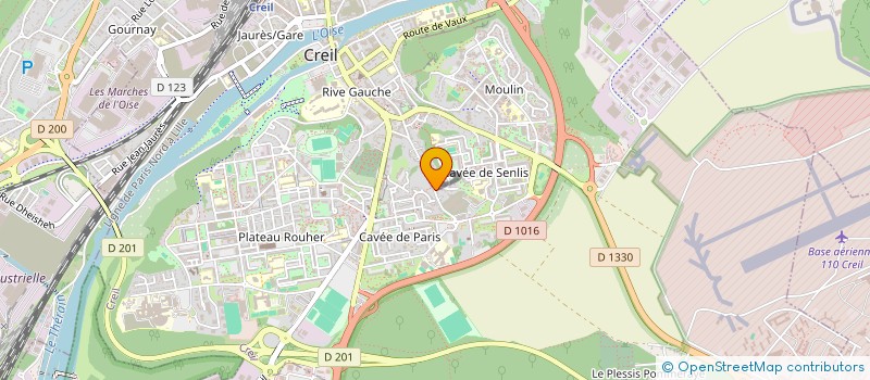localisation de l'entreprise MONSIEUR PHILIPPE LESPOUX à CREIL