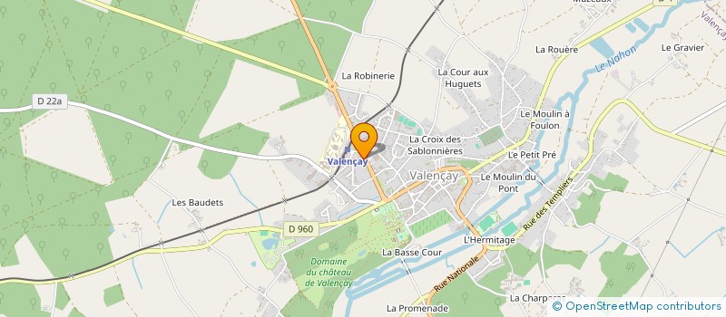 localisation de l'entreprise MONSIEUR PHILIPPE LESSAULT à VALENCAY