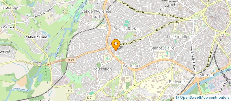 localisation de l'entreprise MONSIEUR PHILIPPE LESTAGE à LIMOGES