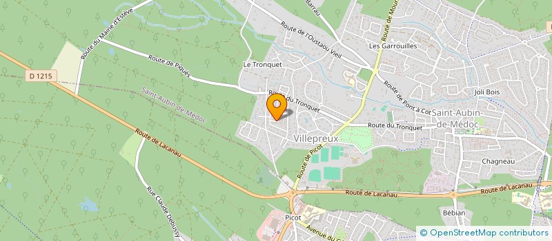 localisation de l'entreprise MONSIEUR PHILIPPE LESTAGE  SAINT-AUBIN-DE-MEDOC