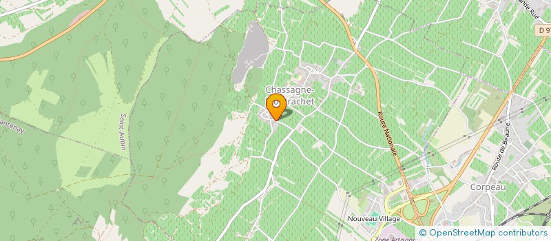 localisation de l'entreprise MONSIEUR PHILIPPE LESTIME  CHASSAGNE-MONTRACHET