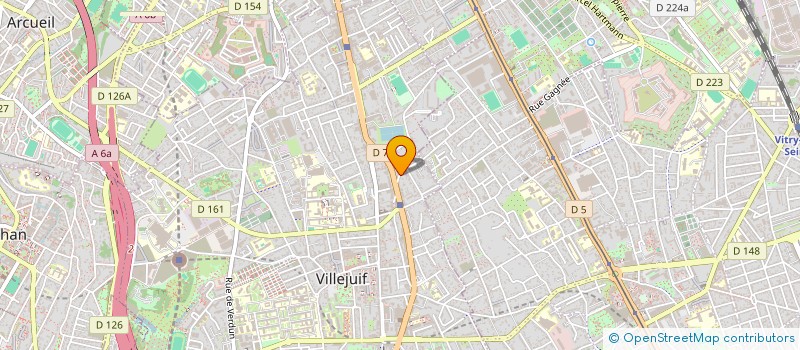 localisation de l'entreprise MONSIEUR PHILIPPE LESUEUR  VILLEJUIF