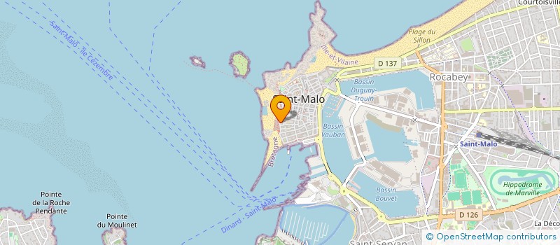 localisation de l'entreprise MONSIEUR PHILIPPE LETESTU  SAINT-MALO