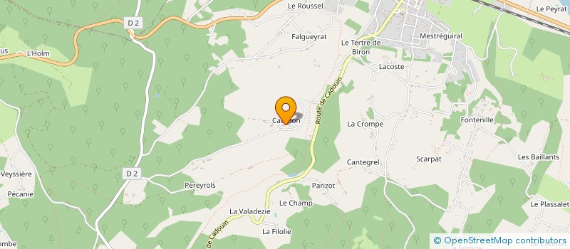 localisation de l'entreprise MONSIEUR PHILIPPE LETOURNEUR  LE BUISSON-DE-CADOUIN