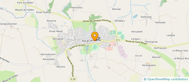 localisation de l'entreprise MONSIEUR PHILIPPE LETTY  PLOUARZEL