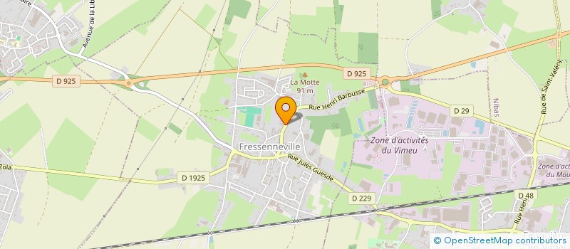 localisation de l'entreprise MONSIEUR PHILIPPE LEULIER  FRESSENNEVILLE