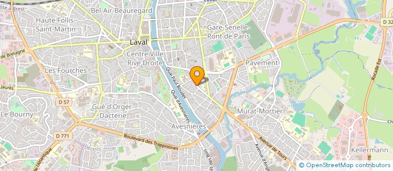 localisation de l'entreprise MONSIEUR PHILIPPE LEVALET à LAVAL