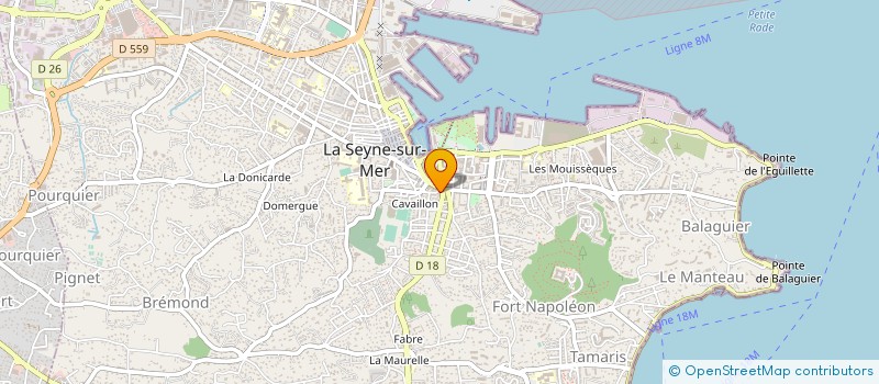 localisation de l'entreprise MONSIEUR PHILIPPE LEVILLY à LA SEYNE SUR MER