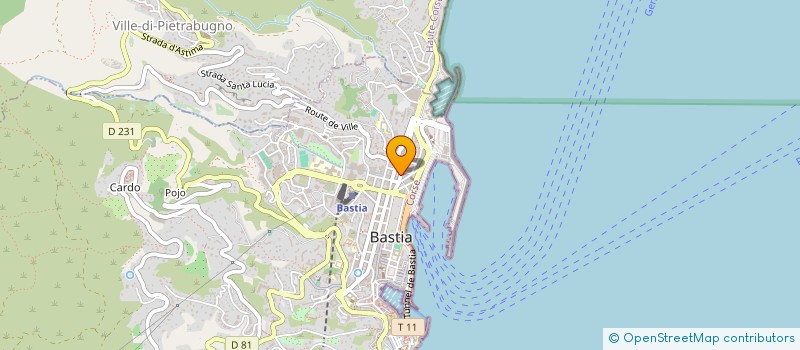 localisation de l'entreprise MONSIEUR PHILIPPE LEVRAT à BASTIA