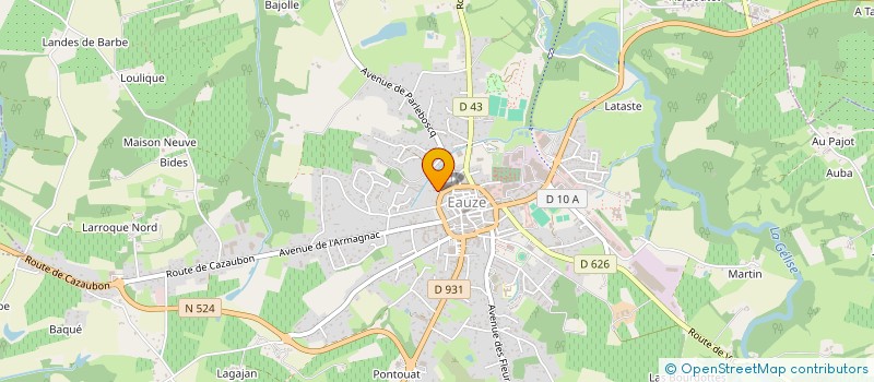 localisation de l'entreprise MONSIEUR PHILIPPE LEVRERO à EAUZE