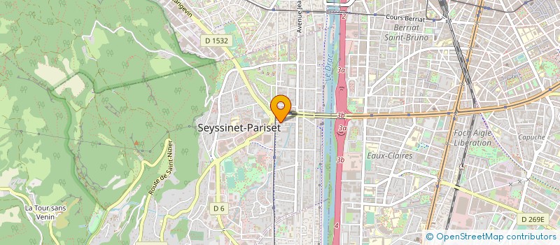 localisation de l'entreprise MONSIEUR PHILIPPE LEVY à SEYSSINET-PARISET