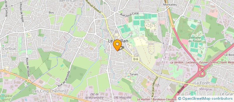 localisation de l'entreprise MONSIEUR PHILIPPE LEVY  LE HAILLAN