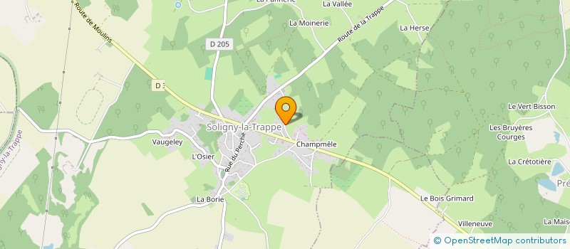 localisation de l'entreprise MONSIEUR PHILIPPE LHOMER à SAINT-MARTIN-DES-PEZERITS
