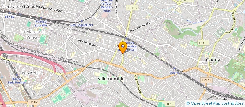 localisation de l'entreprise MONSIEUR PHILIPPE LHOMME à VILLEMOMBLE