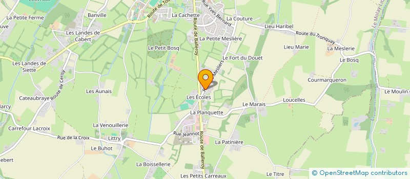 localisation de l'entreprise MONSIEUR PHILIPPE LHOMME  LE MOLAY LITTRY