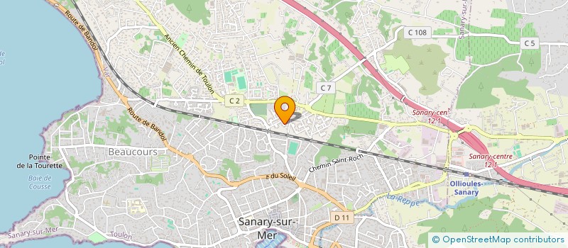 localisation de l'entreprise MONSIEUR PHILIPPE LIAUTAUD  SANARY SUR MER