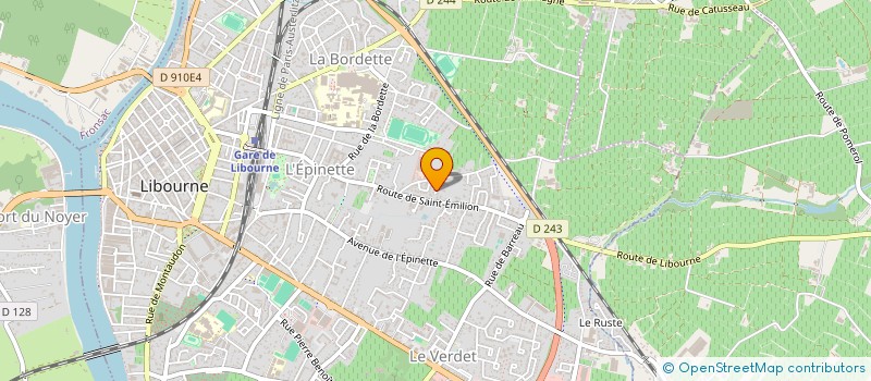 localisation de l'entreprise MONSIEUR PHILIPPE LIDON  LIBOURNE