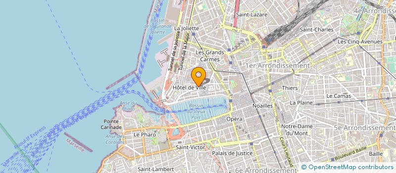 localisation de l'entreprise MONSIEUR PHILIPPE LIEUTAUD à MARSEILLE