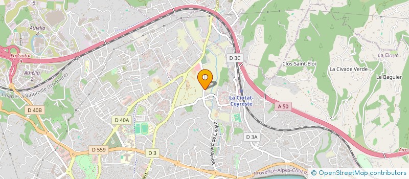 localisation de l'entreprise MONSIEUR PHILIPPE LIMONGI  LA CIOTAT