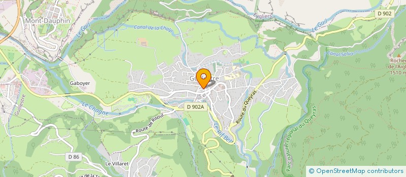 localisation de l'entreprise MONSIEUR PHILIPPE LIMPENS  GUILLESTRE