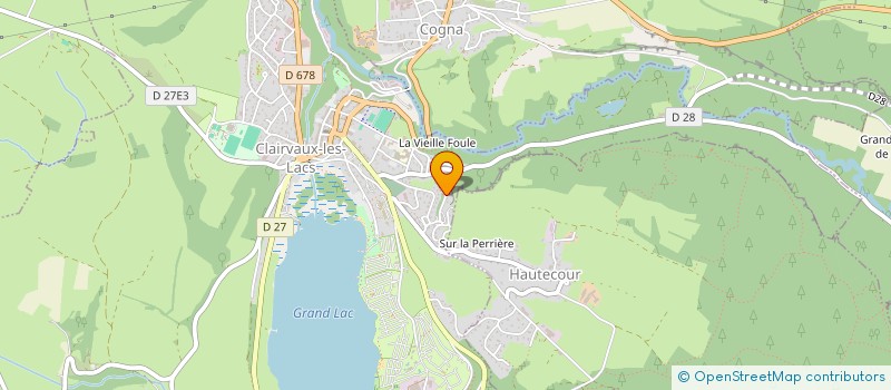 localisation de l'entreprise MONSIEUR PHILIPPE LINK  CLAIRVAUX-LES-LACS