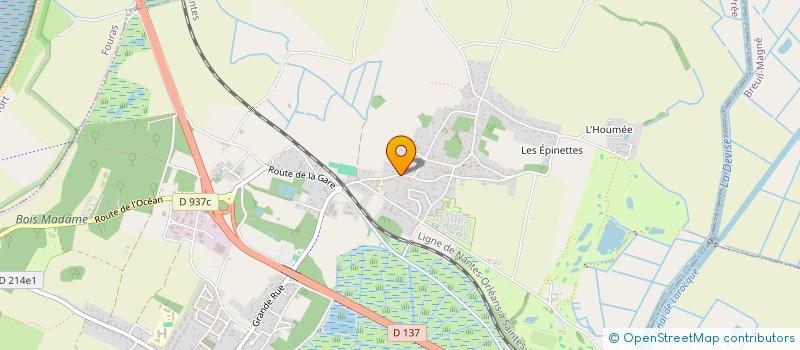 localisation de l'entreprise MONSIEUR PHILIPPE LIONNET  SAINT-LAURENT-DE-LA-PREE