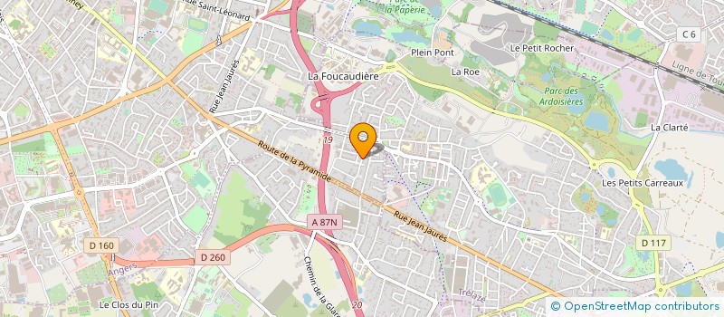 localisation de l'entreprise MONSIEUR PHILIPPE LIVRON à ANGERS