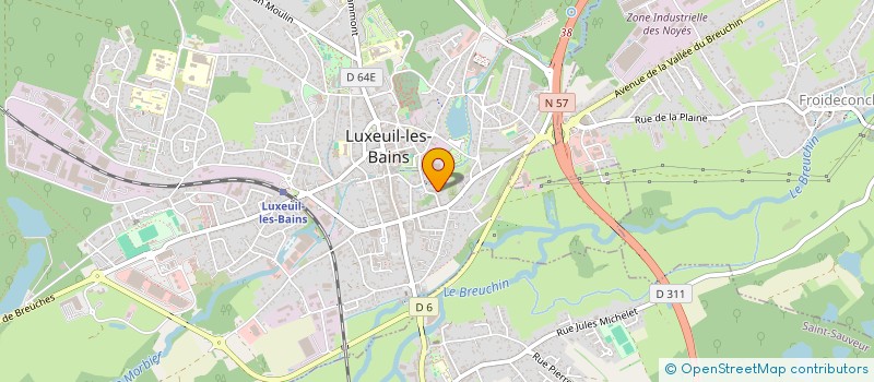 localisation de l'entreprise MONSIEUR PHILIPPE LIXON  LUXEUIL-LES-BAINS