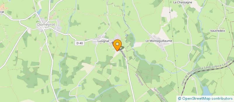 localisation de l'entreprise MONSIEUR PHILIPPE LLAMAS à DOMEYROT
