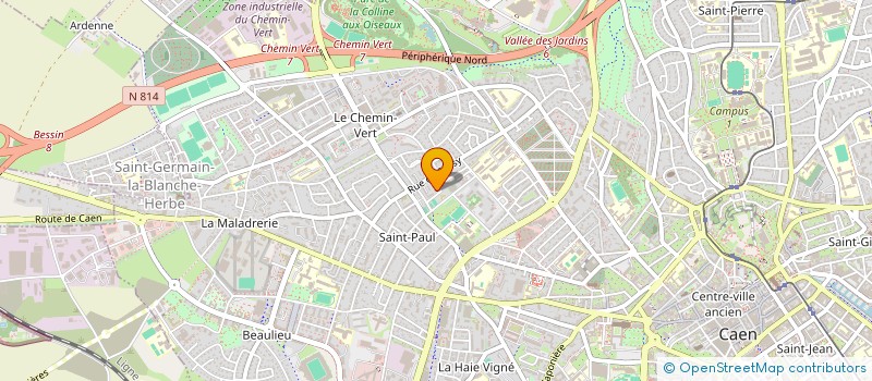 localisation de l'entreprise MONSIEUR PHILIPPE LLORCA à CAEN