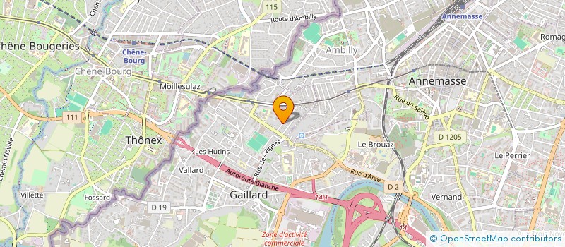 localisation de l'entreprise MONSIEUR PHILIPPE LLORET  GAILLARD