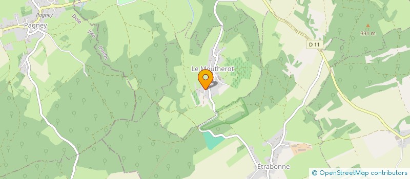 localisation de l'entreprise MONSIEUR PHILIPPE LOERSCH  LE MOUTHEROT