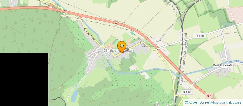 localisation de l'entreprise MONSIEUR PHILIPPE LOEVENBRUCK  CHOLOY-MENILLOT