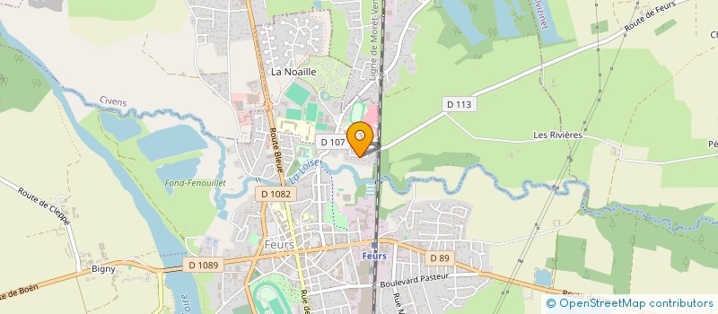 localisation de l'entreprise MONSIEUR PHILIPPE LOIO  FEURS