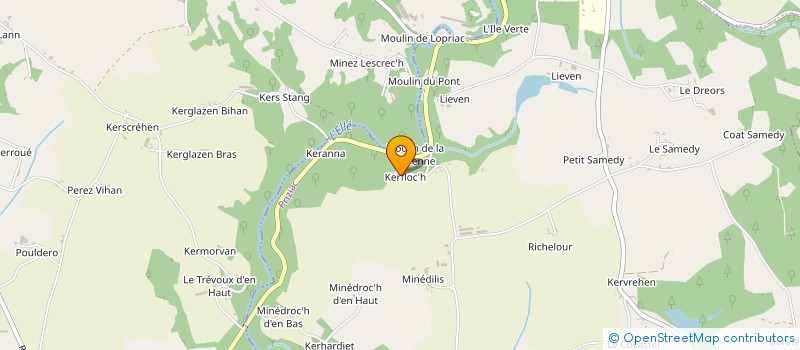 localisation de l'entreprise MONSIEUR PHILIPPE LOISEAU  PRIZIAC