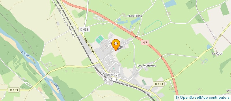 localisation de l'entreprise MONSIEUR PHILIPPE LOMBARDO à VILLENEUVE-SUR-ALLIER