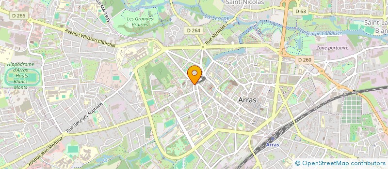 localisation de l'entreprise MONSIEUR PHILIPPE LONGUE à ARRAS