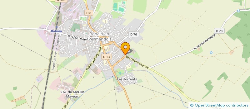 localisation de l'entreprise MONSIEUR PHILIPPE LONGUET  BOHAIN-EN-VERMANDOIS