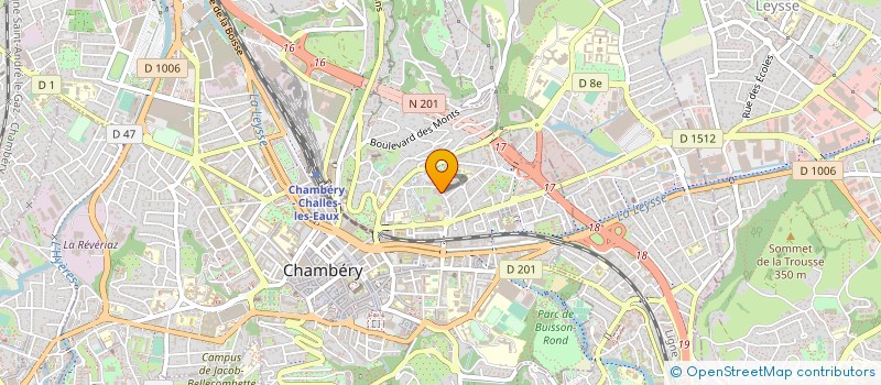 localisation de l'entreprise MONSIEUR PHILIPPE LOOF à CHAMBERY