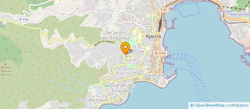 localisation de l'entreprise MONSIEUR PHILIPPE LOPEZ  AJACCIO