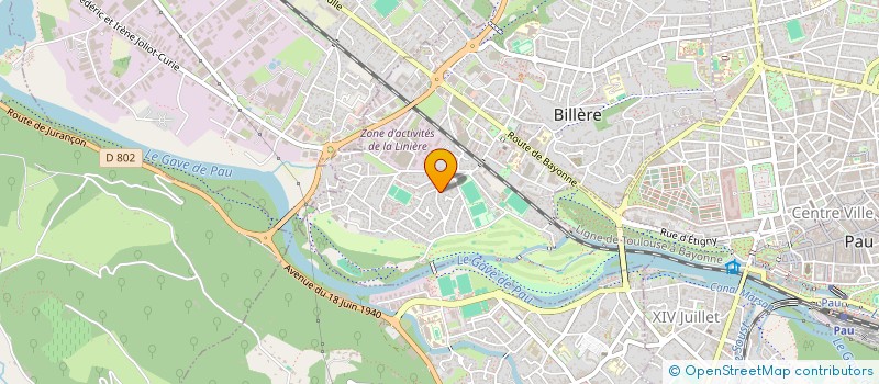 localisation de l'entreprise MONSIEUR PHILIPPE LOREA  BILLERE