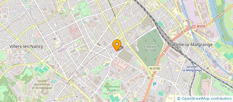 localisation de l'entreprise MONSIEUR PHILIPPE LORILLIERE  VANDUVRE-LES-NANCY