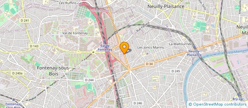 localisation de l'entreprise MONSIEUR PHILIPPE LOUIS à FONTENAY-SOUS-BOIS