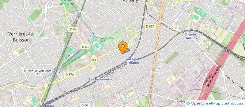 localisation de l'entreprise MONSIEUR PHILIPPE LOUIS SALINSON à ANTONY