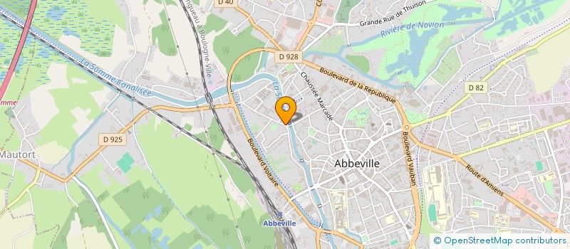 localisation de l'entreprise MONSIEUR PHILIPPE LOURENCO à ABBEVILLE