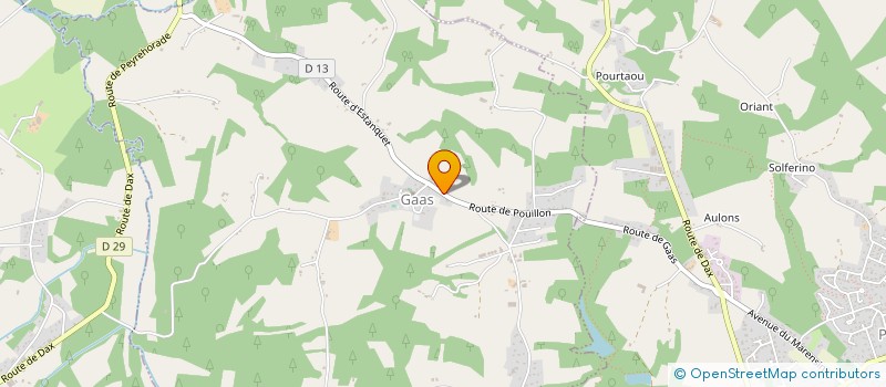 localisation de l'entreprise MONSIEUR PHILIPPE LOUSTAUNAU à GAAS