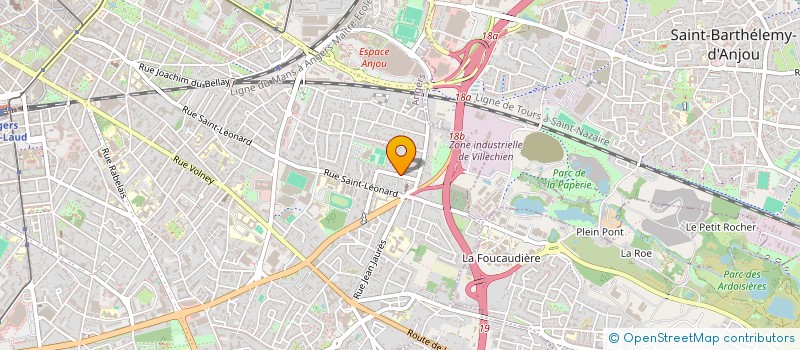 localisation de l'entreprise MONSIEUR PHILIPPE LOUVET à ANGERS