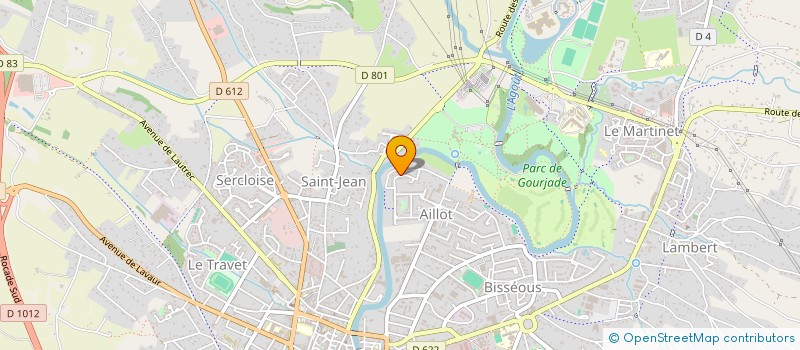 localisation de l'entreprise MONSIEUR PHILIPPE LUBRANO  CASTRES