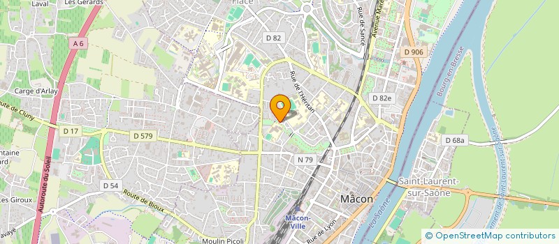 localisation de l'entreprise MONSIEUR PHILIPPE LUBRANO LAVADERA à MACON
