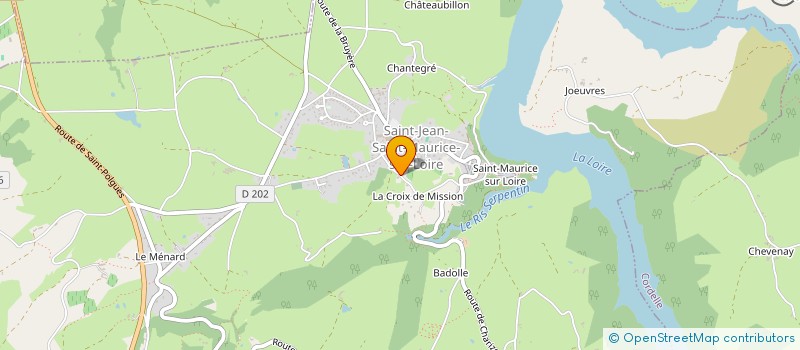 localisation de l'entreprise MONSIEUR PHILIPPE LUCAS  COURCHEVEL